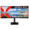 JAPANNEXT JN-iC34UQ-C6Hの34インチ曲面モニター画像