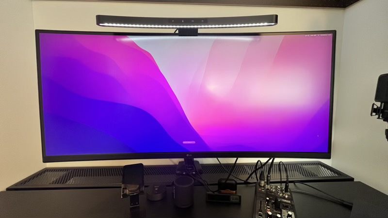 LG ultrawidemonitor３４インチの大画面